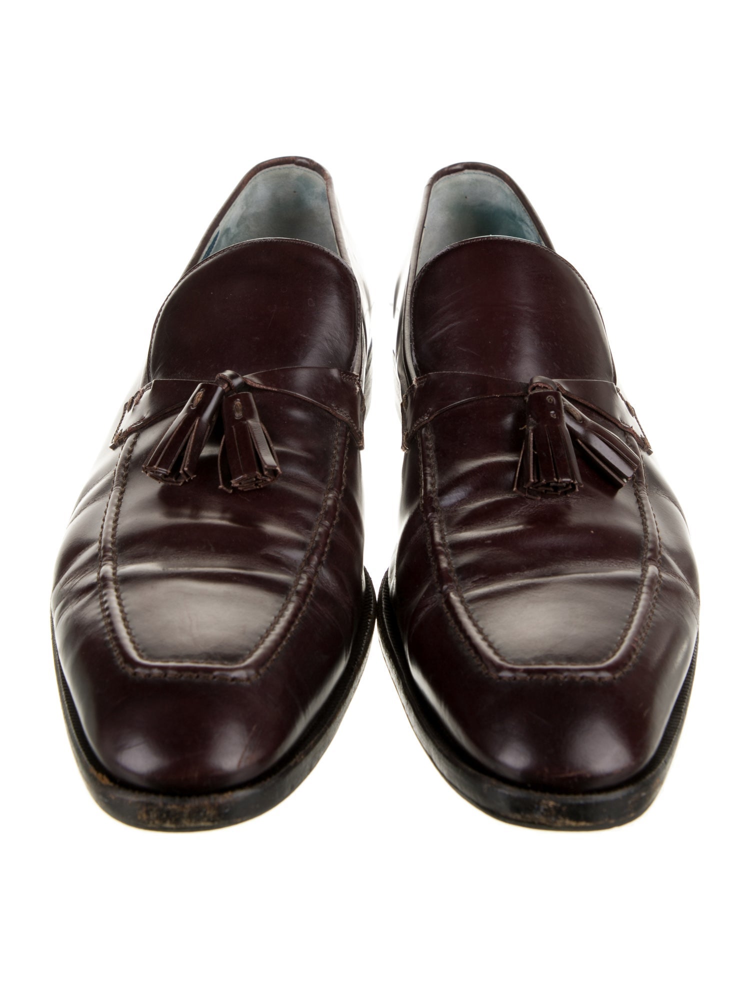 Ferragamo Gancini Logo Leather Dress Loafers