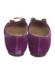 Ferragamo Velvet Ballet Flats