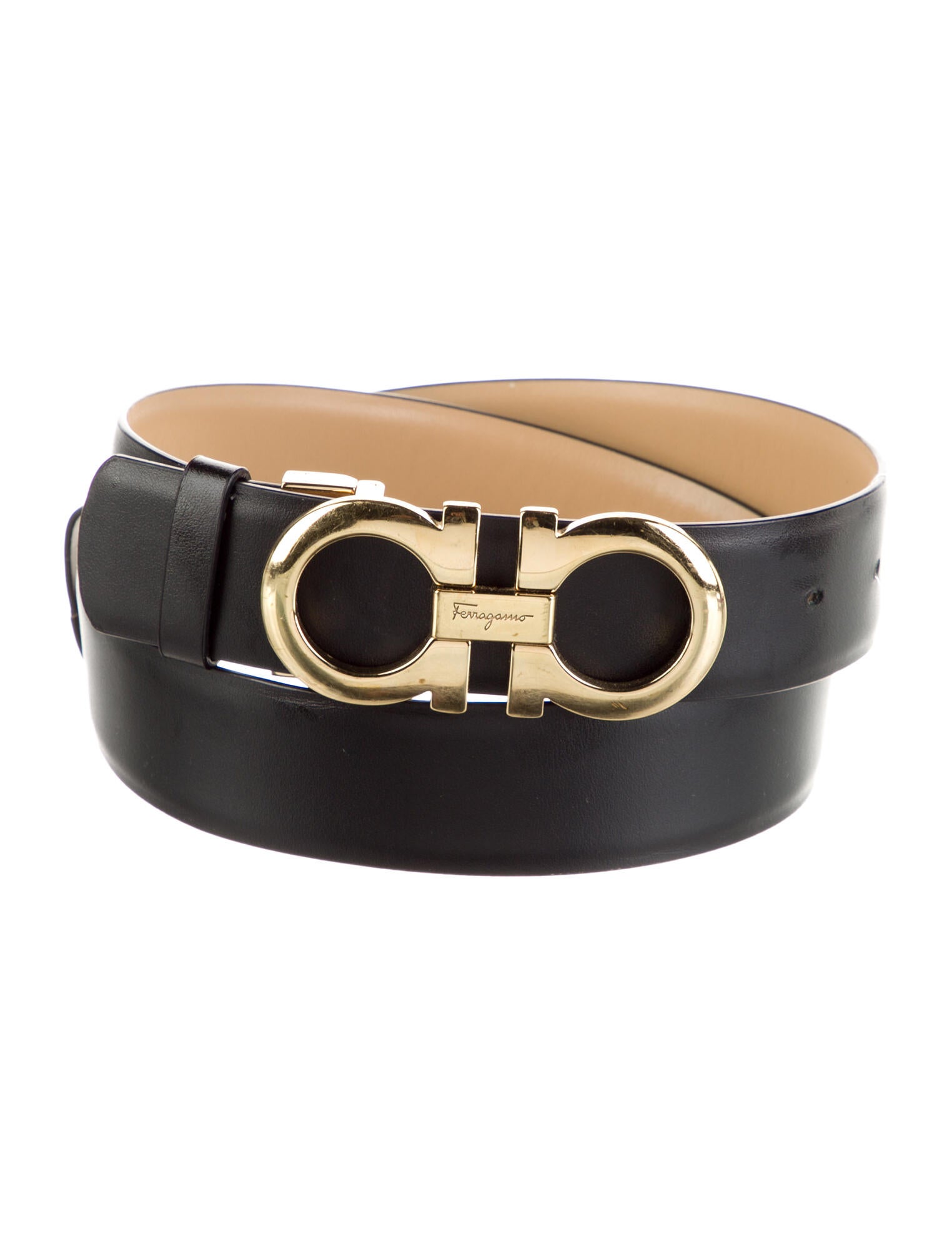 Ferragamo Leather Waist Belt