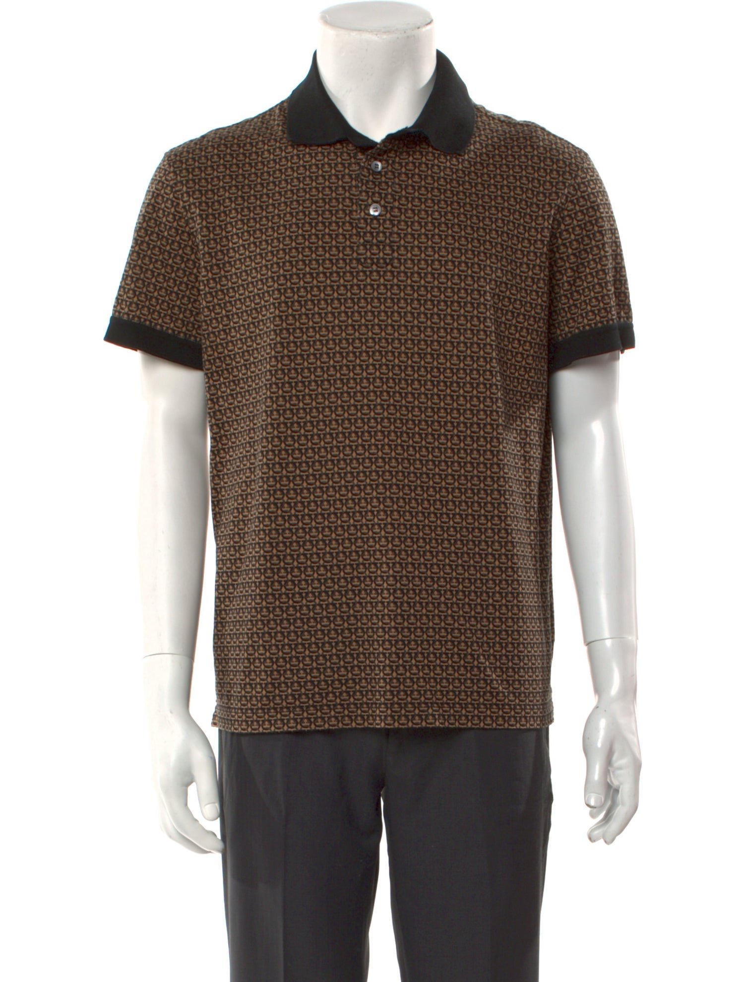 Salvatore Ferragamo Gancio Logo Printed Shirt