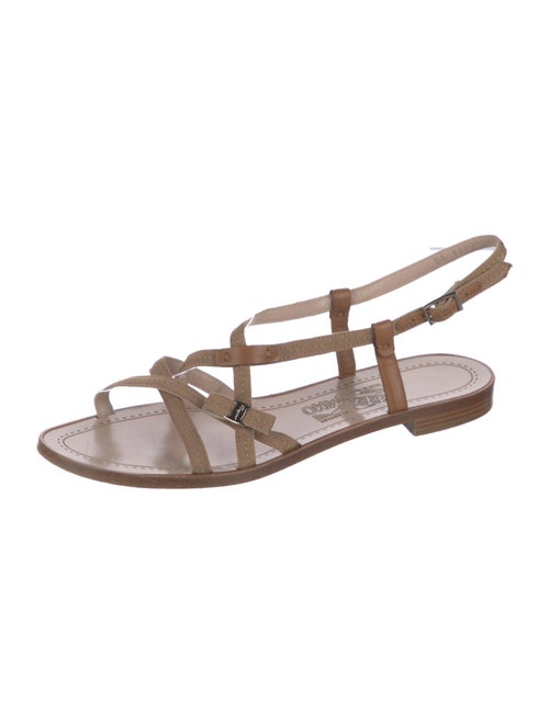 Ferragamo Canvas Gladiator Sandals