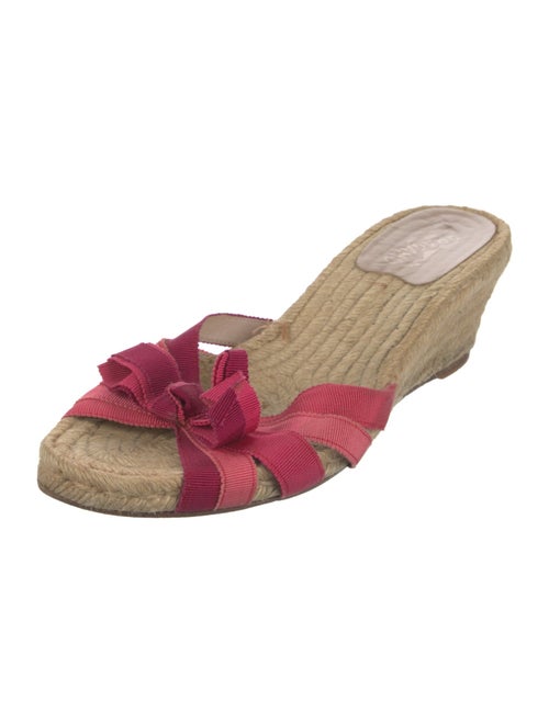 Salvatore Ferragamo Jute Printed Espadrilles