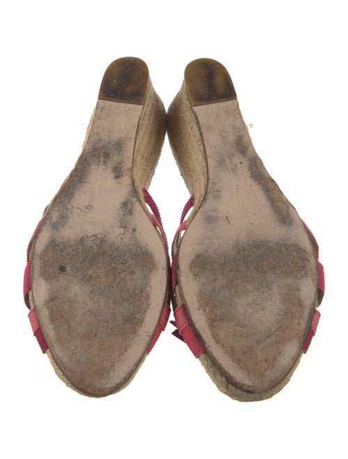 Salvatore Ferragamo Jute Printed Espadrilles