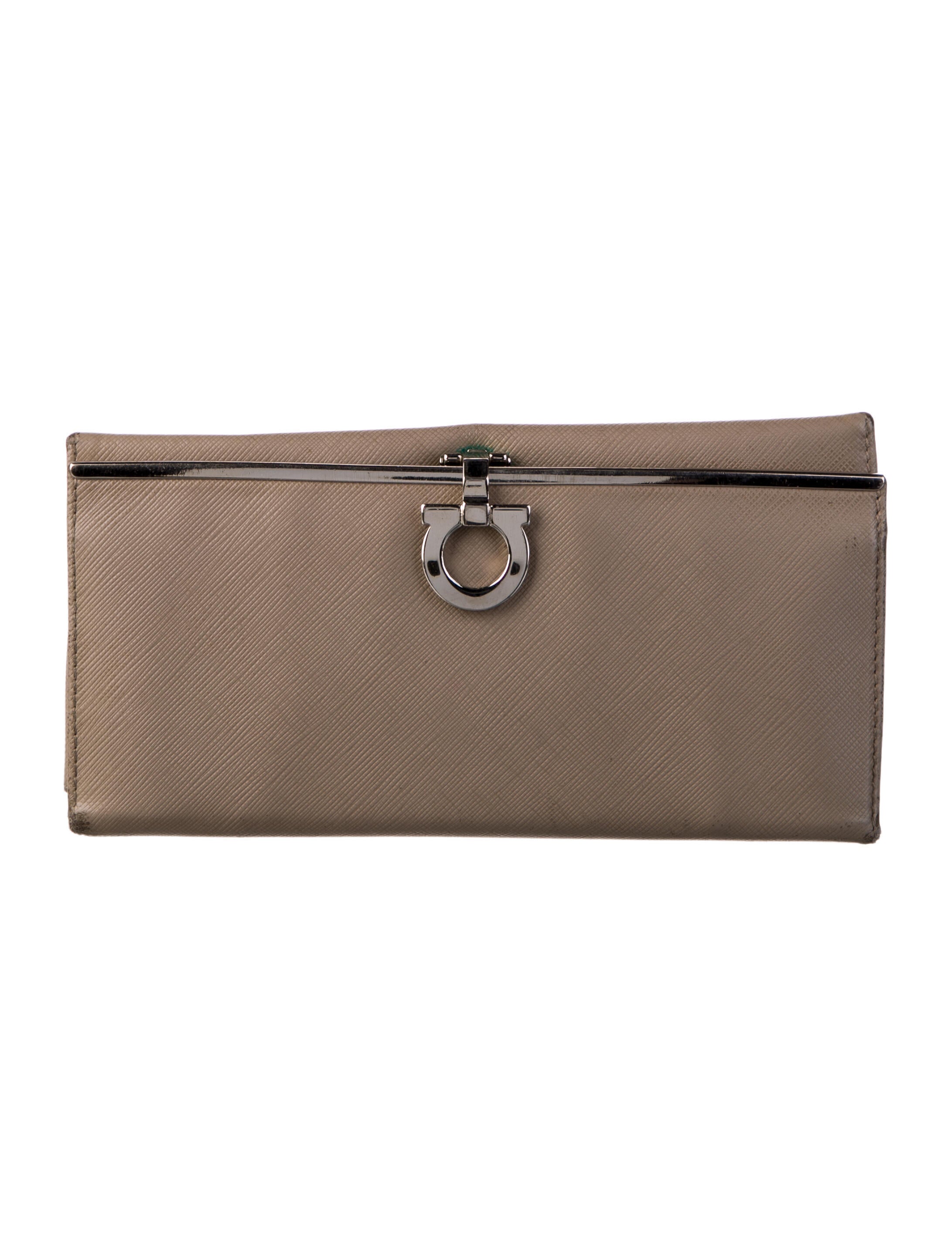 Ferragamo Leather Continental Wallet