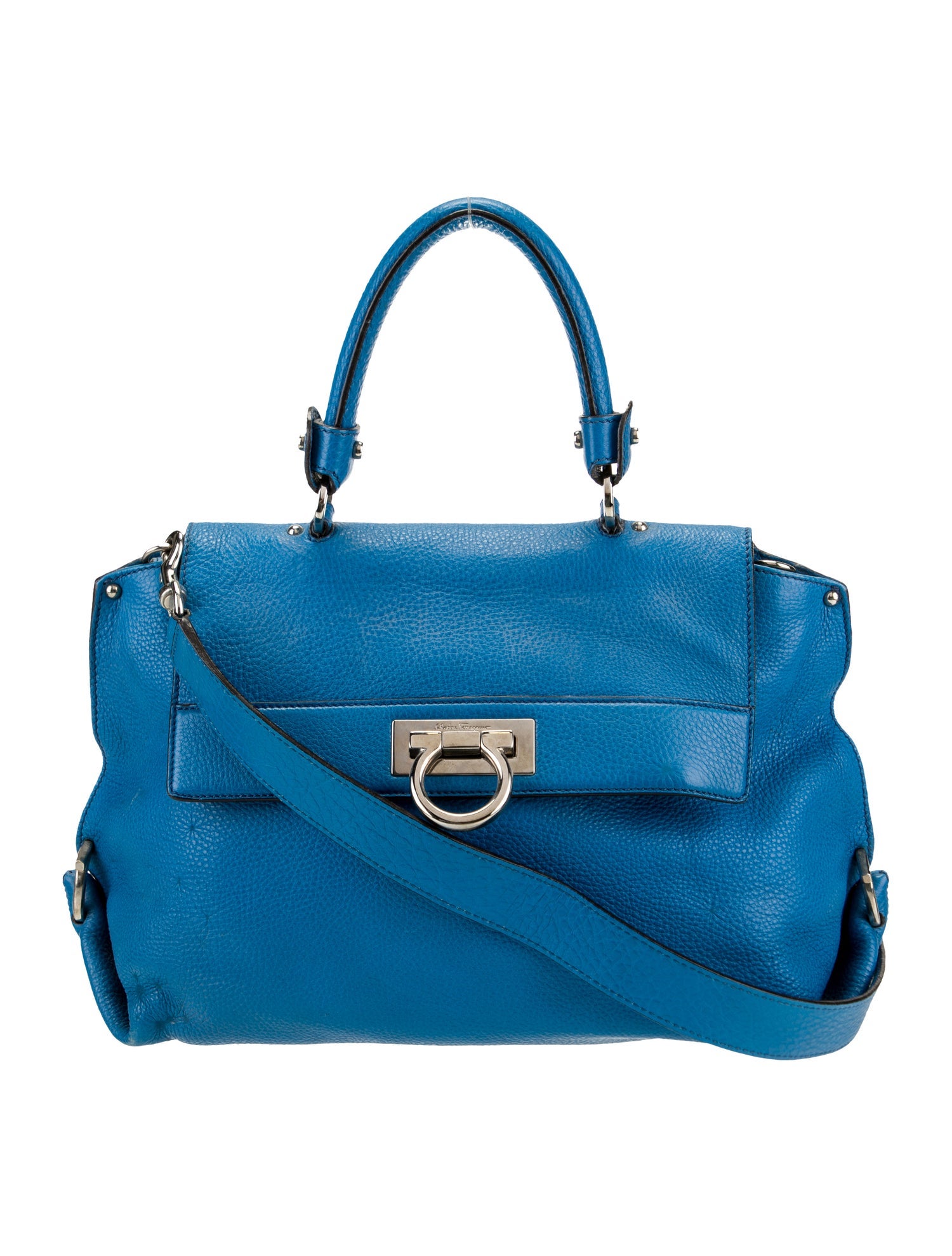 Ferragamo Gancini Top Handle Bag