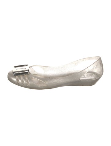 Ferragamo Flats Rubber Lasercut Accents Ballet 7