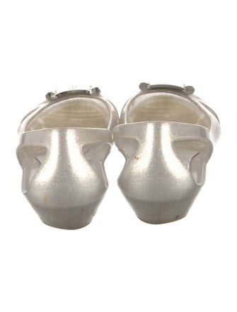 Ferragamo Rubber Lasercut Accents Ballet Flats