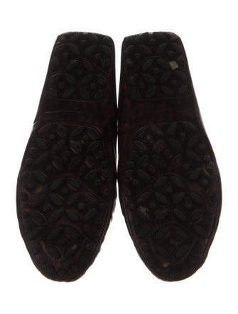 Ferragamo Gancini Logo Patent Leather Loafers