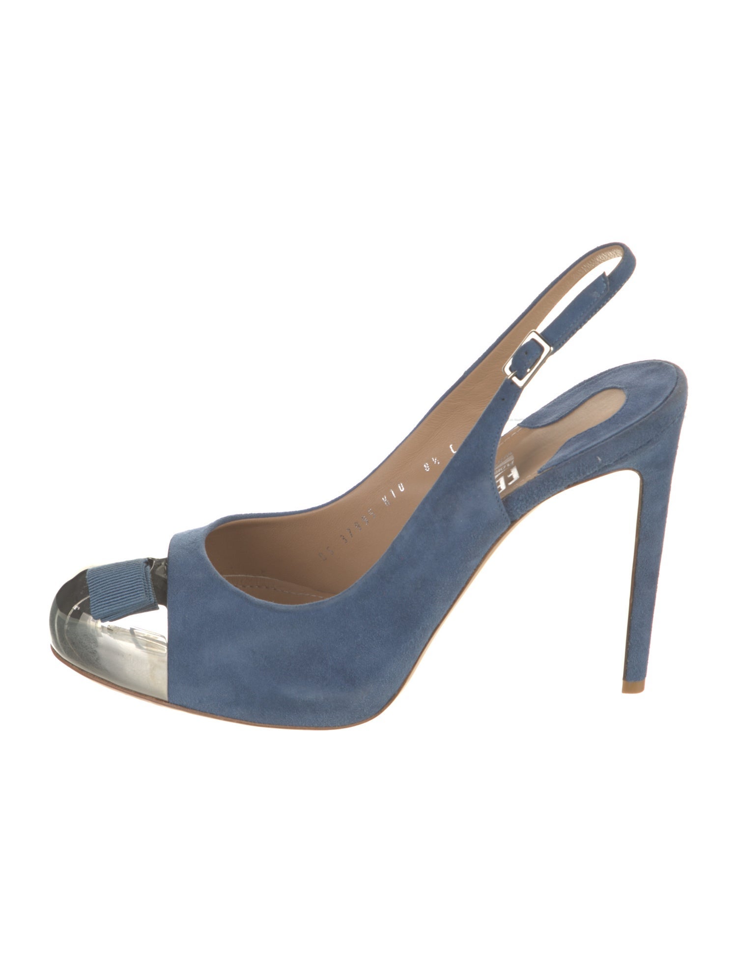 Ferragamo Vara Bow Accent Suede Slingback Pumps