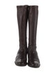 Ferragamo Leather Riding Boots