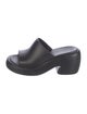 Ferragamo Vara Bow Accent Leather Slides