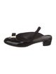 Ferragamo Vara Bow Accent Patent Leather Mules
