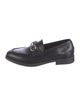 Ferragamo Leather Bow Accents Loafers