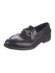 Ferragamo Leather Bow Accents Loafers
