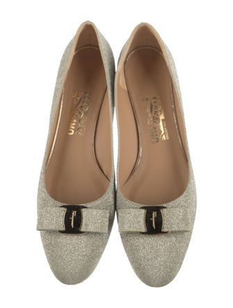 Ferragamo Glitter Accents Pumps