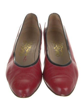 Ferragamo Leather Ballet Flats