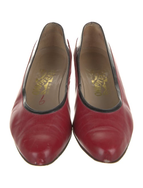 Ferragamo Leather Ballet Flats