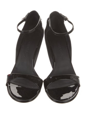Ferragamo Patent Leather Slingback Sandals