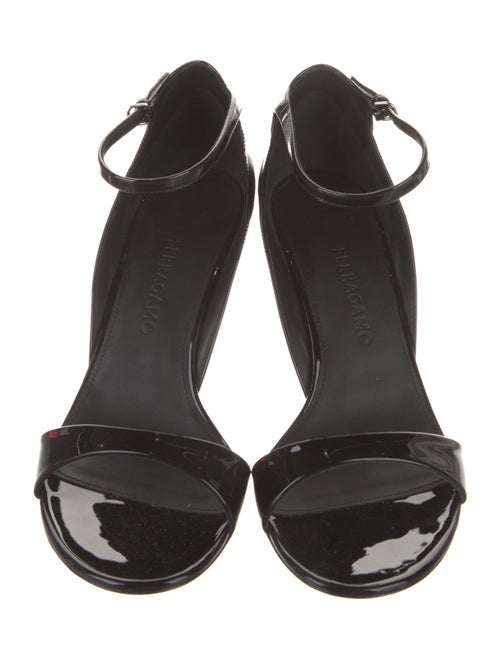 Ferragamo Patent Leather Slingback Sandals
