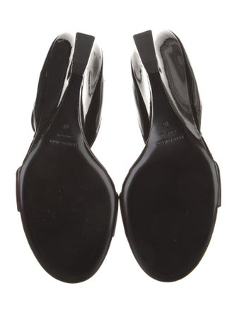 Ferragamo Patent Leather Slingback Sandals