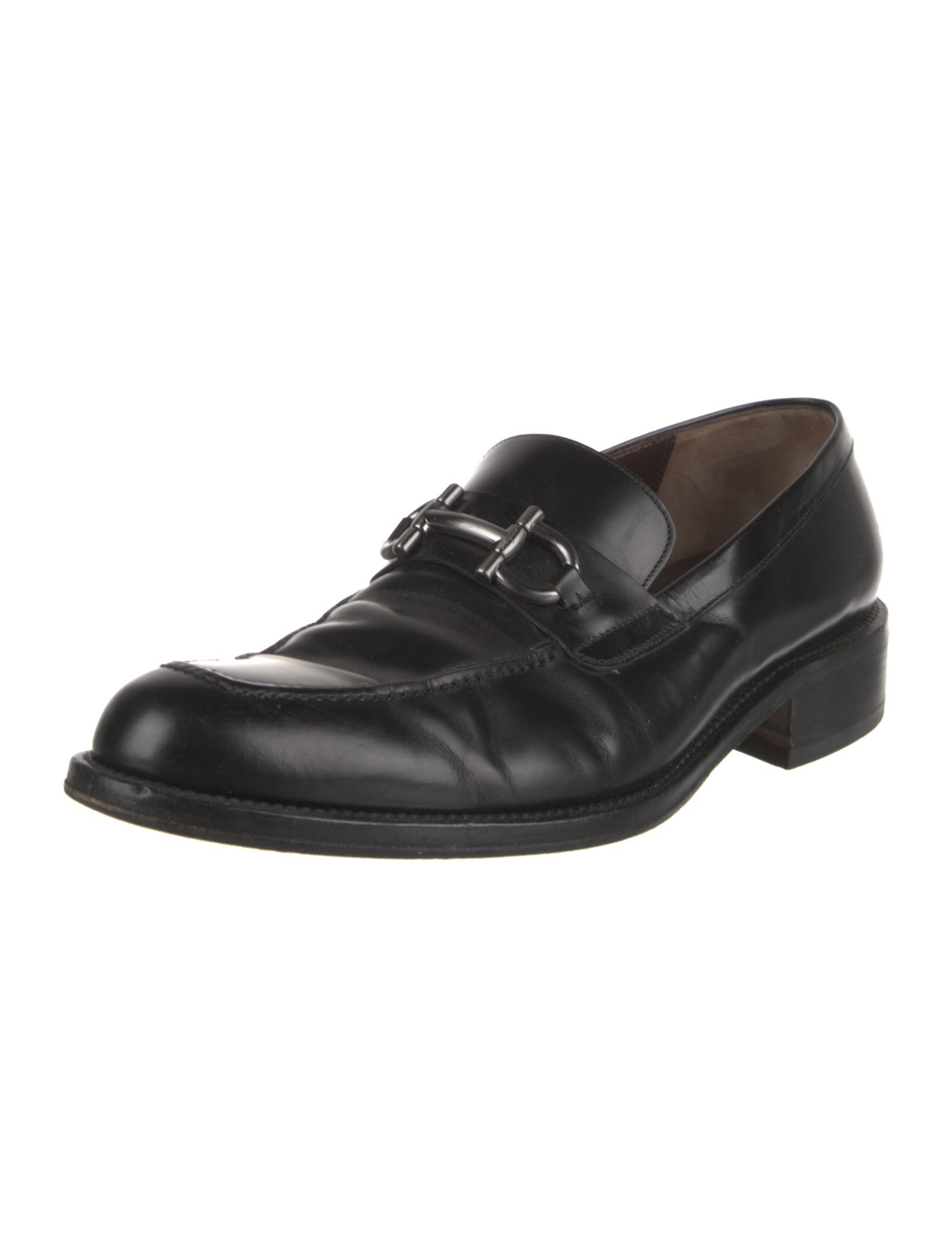 Ferragamo Leather Dress Loafers