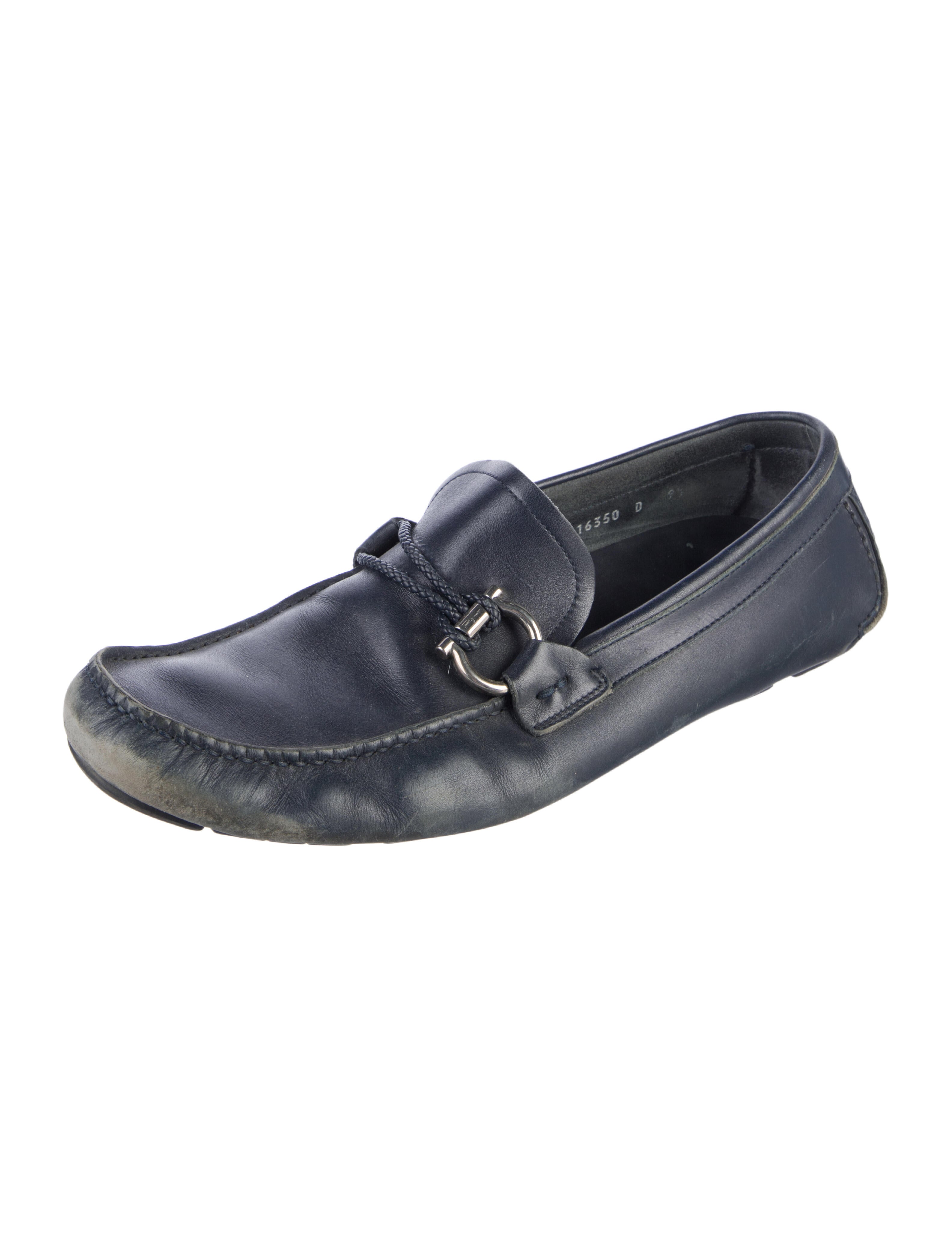 Salvatore Ferragamo Leather Drivers