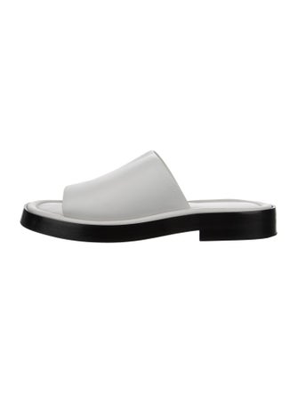 Ferragamo Leather Slides