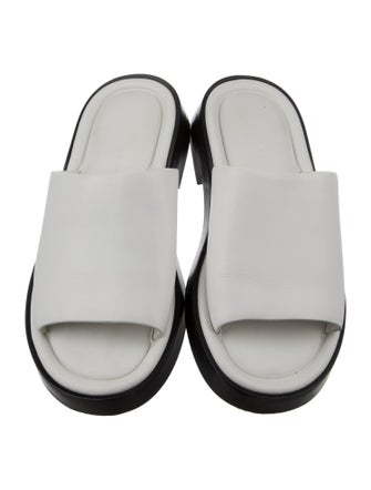 Ferragamo Leather Slides