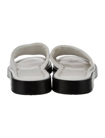 Ferragamo Leather Slides
