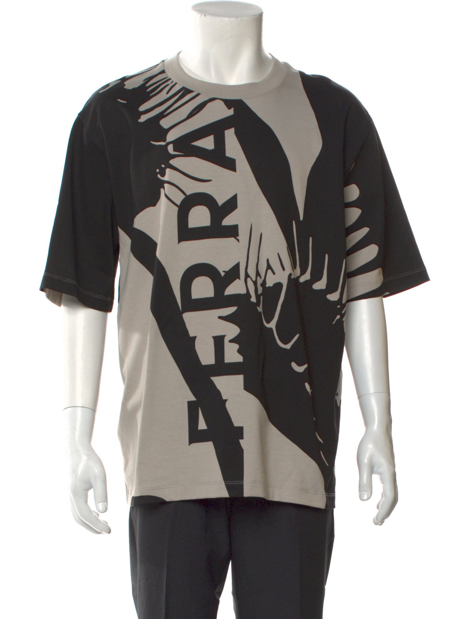 Ferragamo Graphic Print Crew Neck T-Shirt w/ Tags