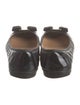 Salvatore Ferragamo Quilted Pattern Leather Ballet Flats