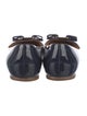 Salvatore Ferragamo Vara Bow Accent Patent Leather Ballet Flats
