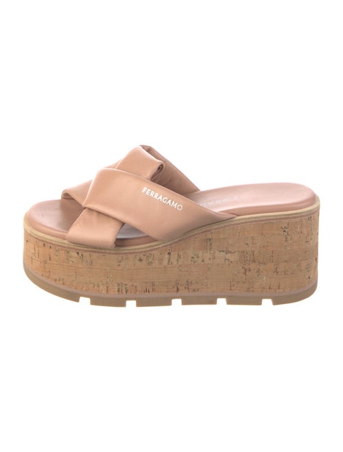 Ferragamo Leather Slides