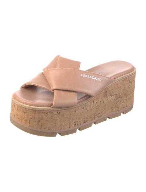 Ferragamo Leather Slides
