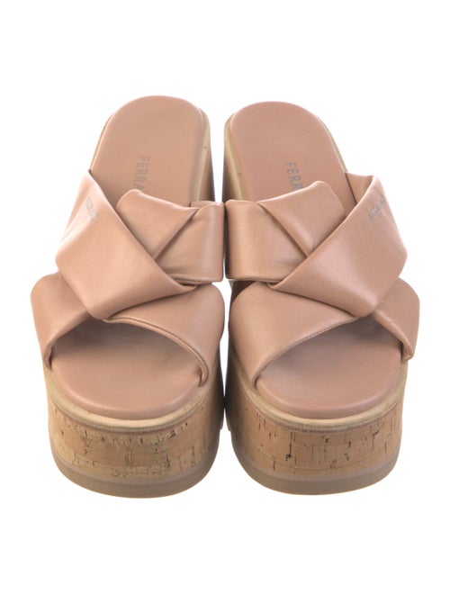 Ferragamo Leather Slides