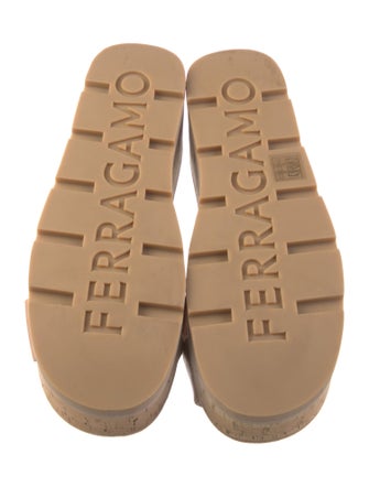 Ferragamo Leather Slides