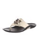 Salvatore Ferragamo Leather Flip Flops