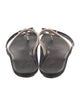 Salvatore Ferragamo Leather Flip Flops