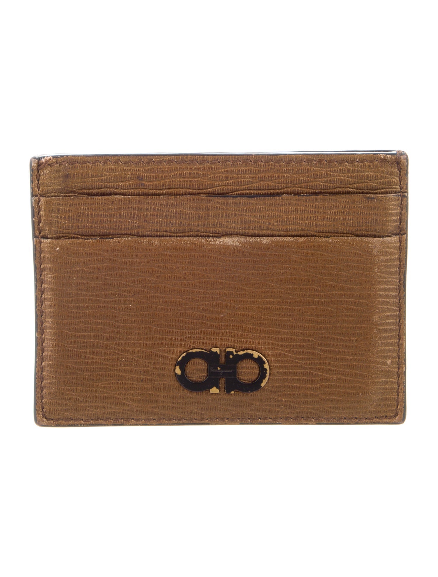 Ferragamo Leather Card Holder