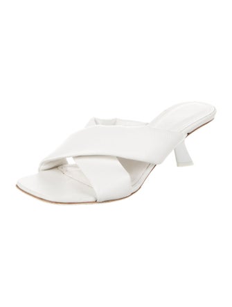 Ferragamo Leather Slides