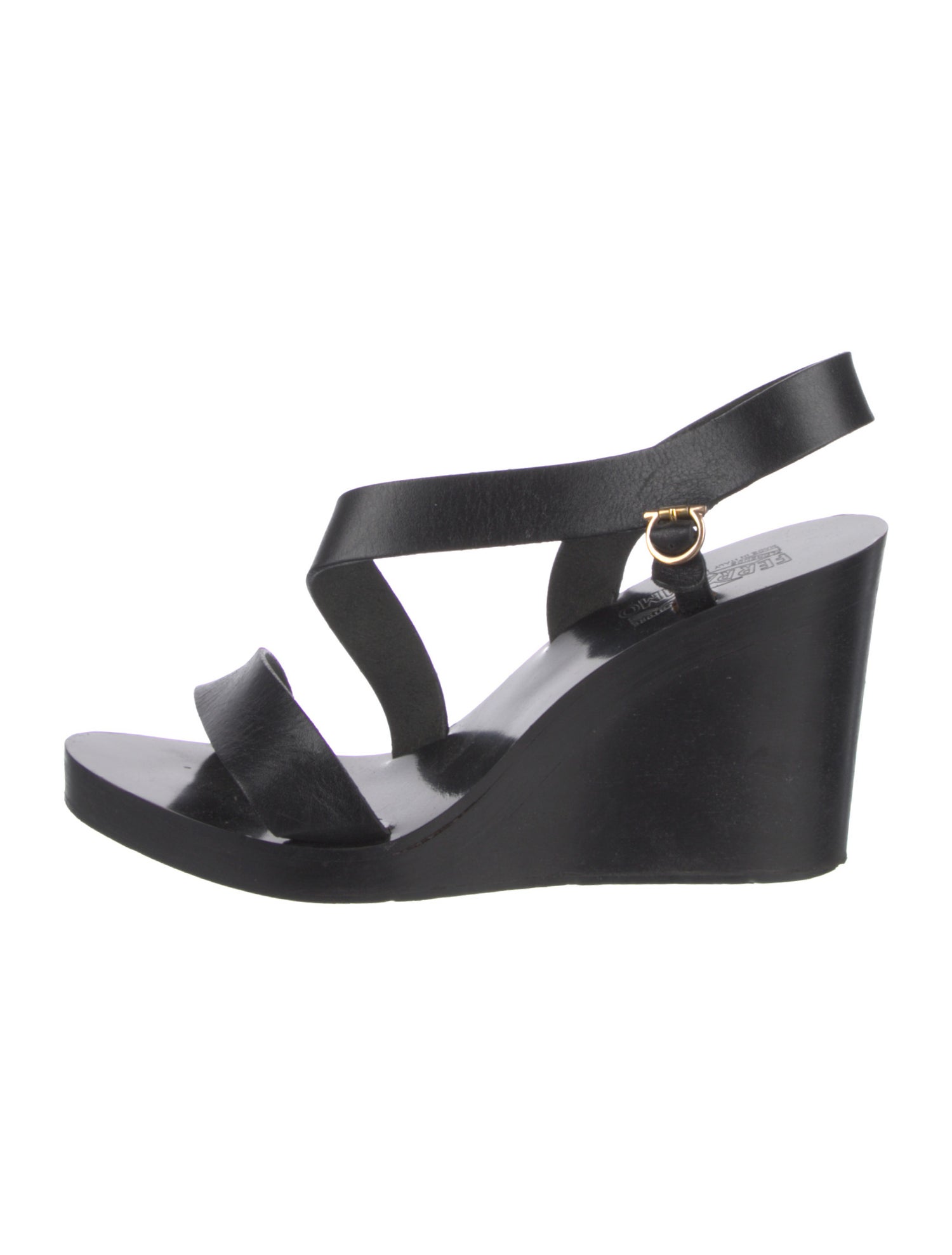 Ferragamo Leather Slingback Sandals