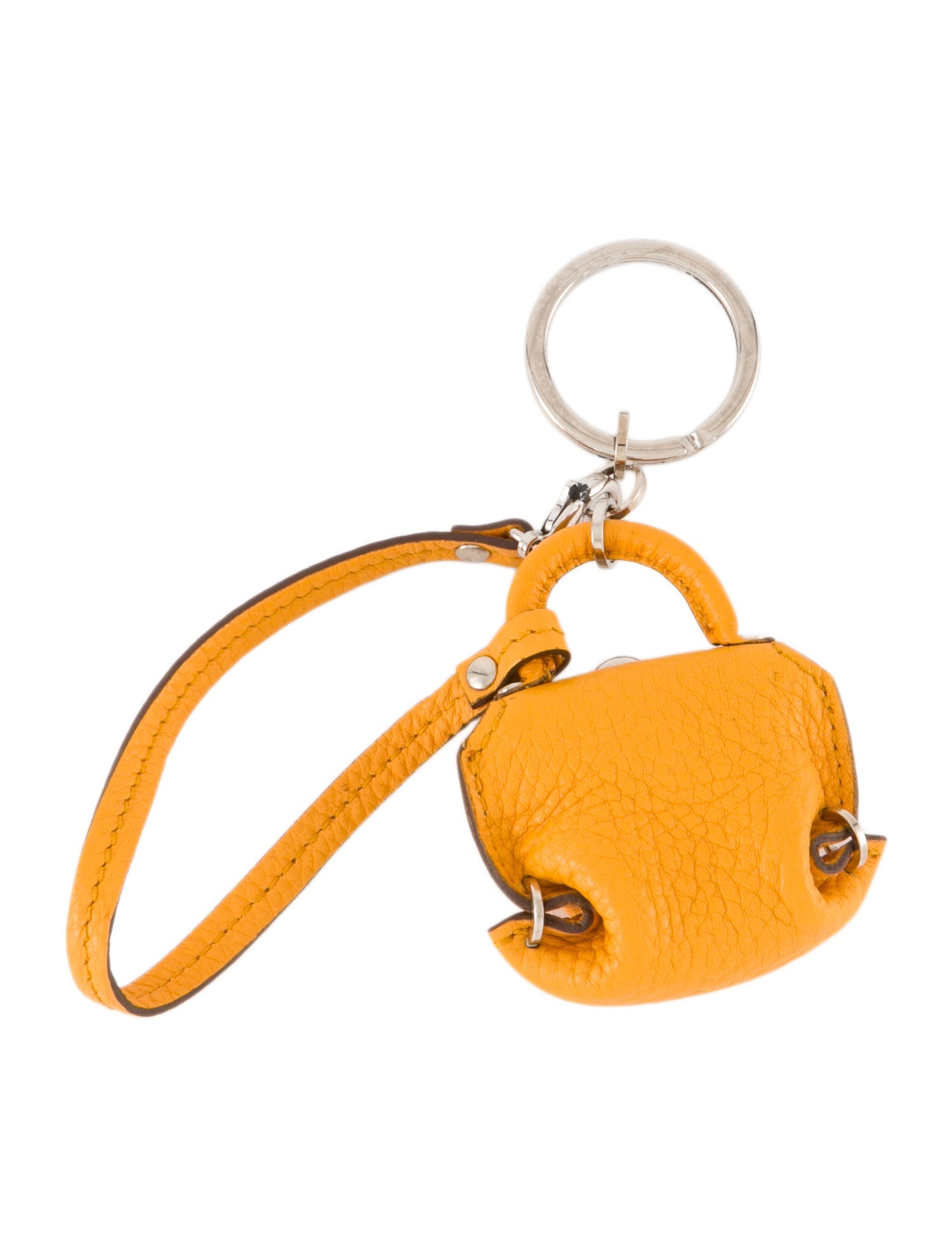 Ferragamo Leather Keychain