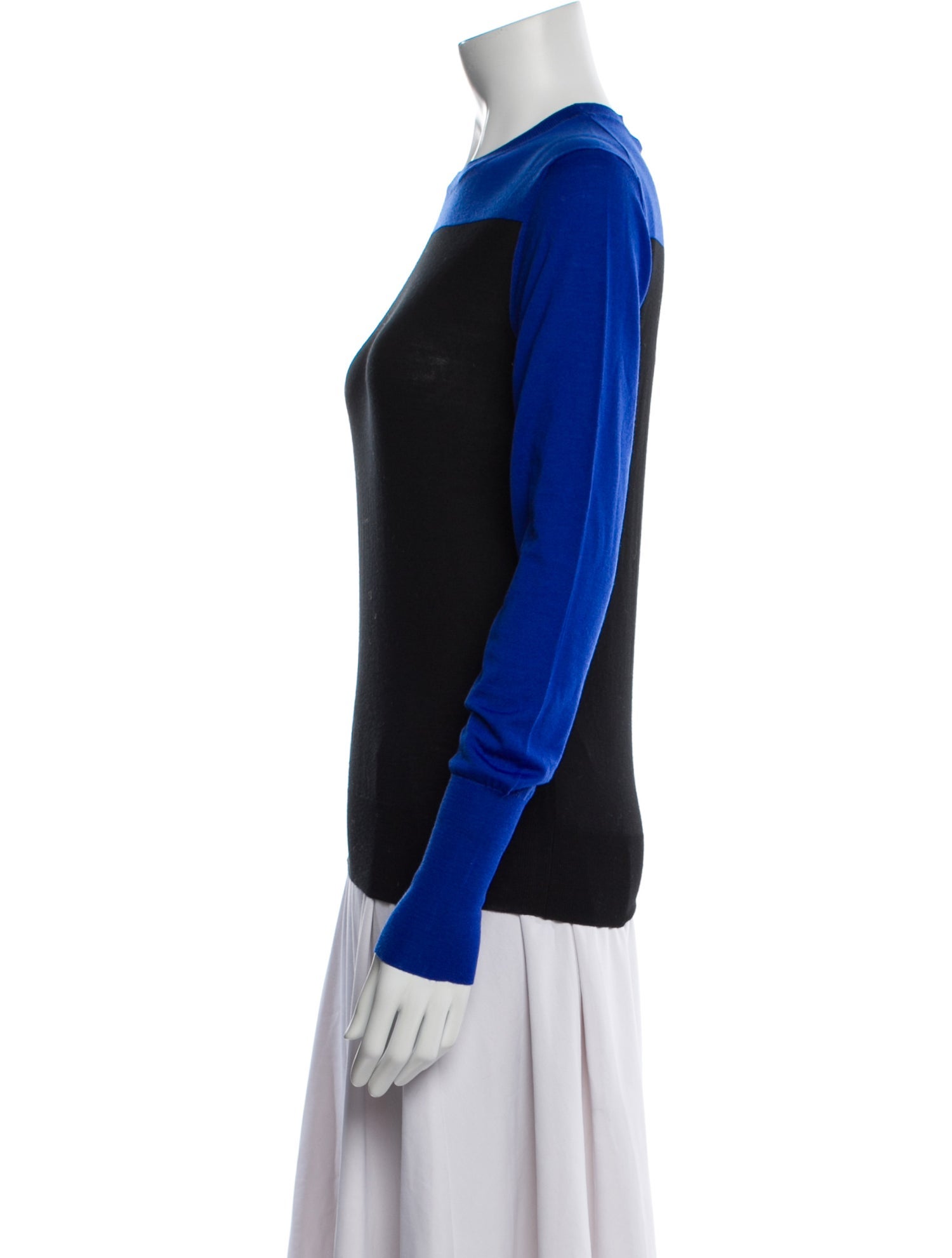 Ferragamo Virgin Wool Colorblock Pattern Sweater w/ Tags