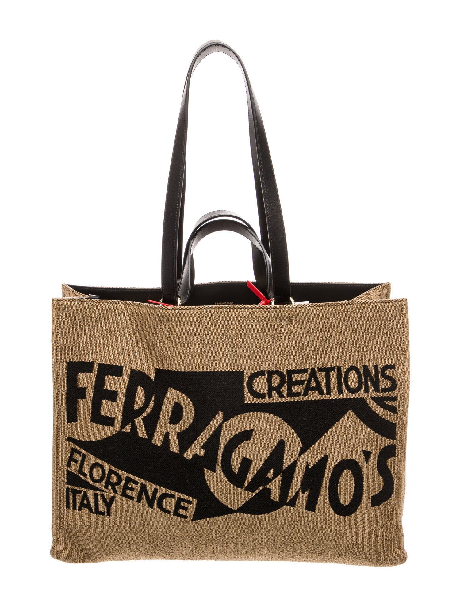 Ferragamo Jute Tote