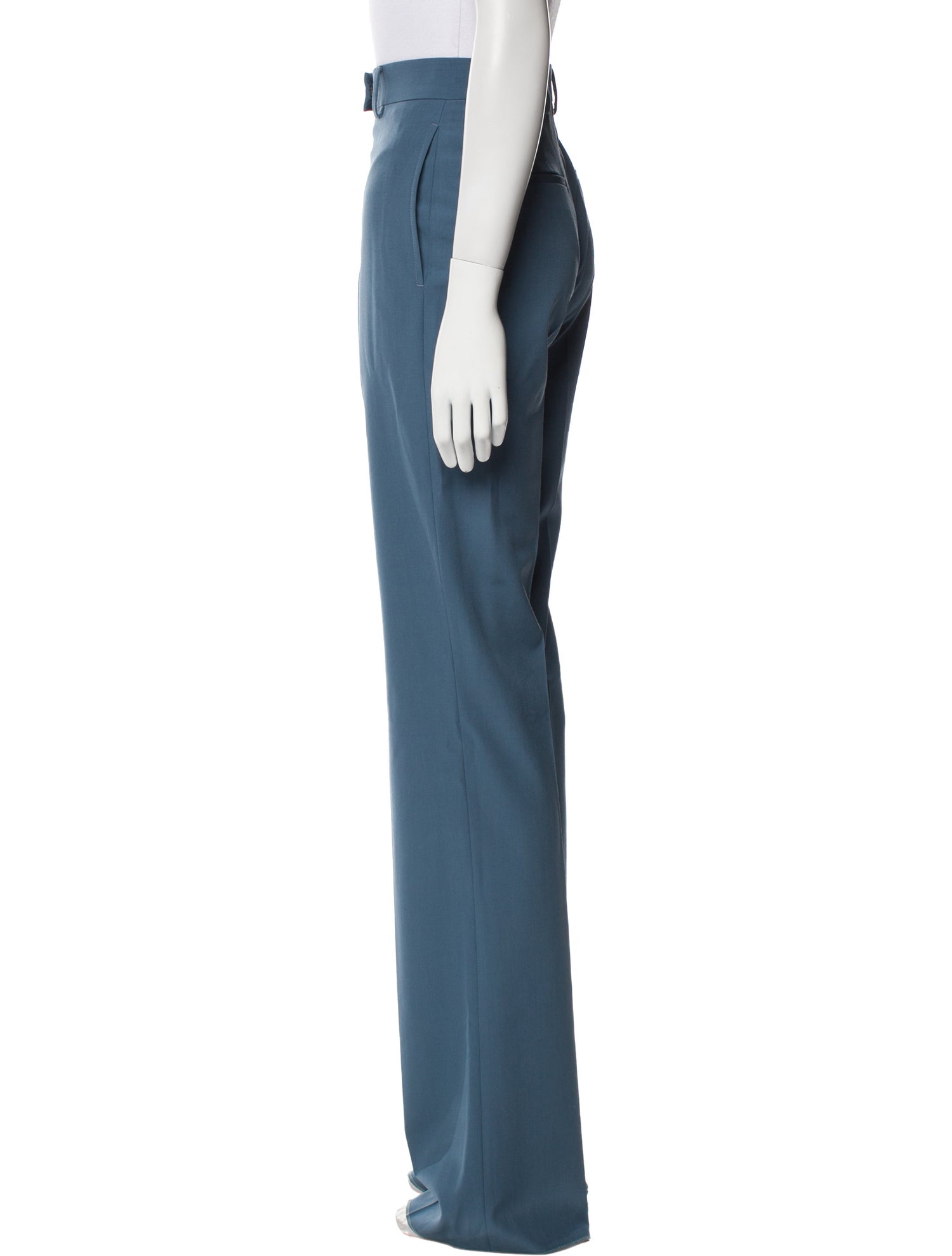 Ferragamo Virgin Wool Wide Leg Pants