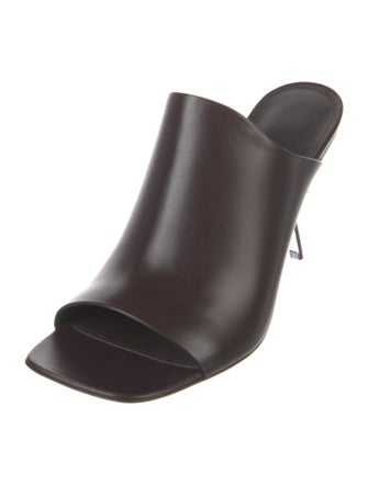 Ferragamo Leather Slides