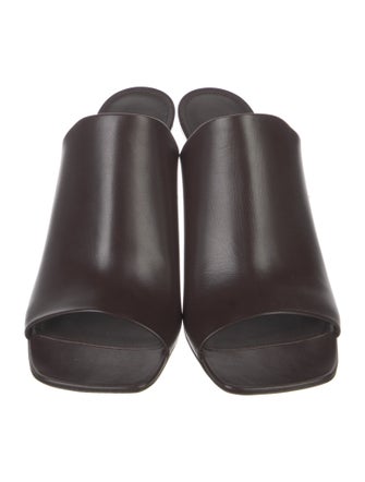 Ferragamo Leather Slides