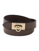 Ferragamo Leather Double Wrap Bracelet