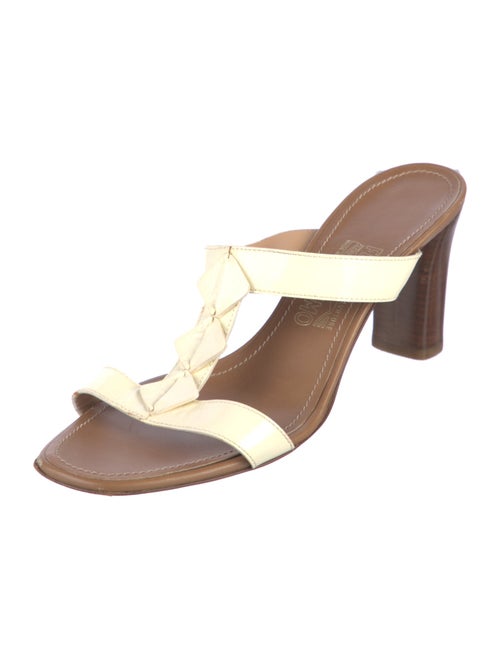 Ferragamo Patent Leather Slides