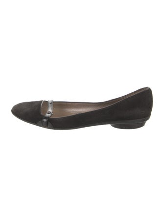Ferragamo Suede Flats